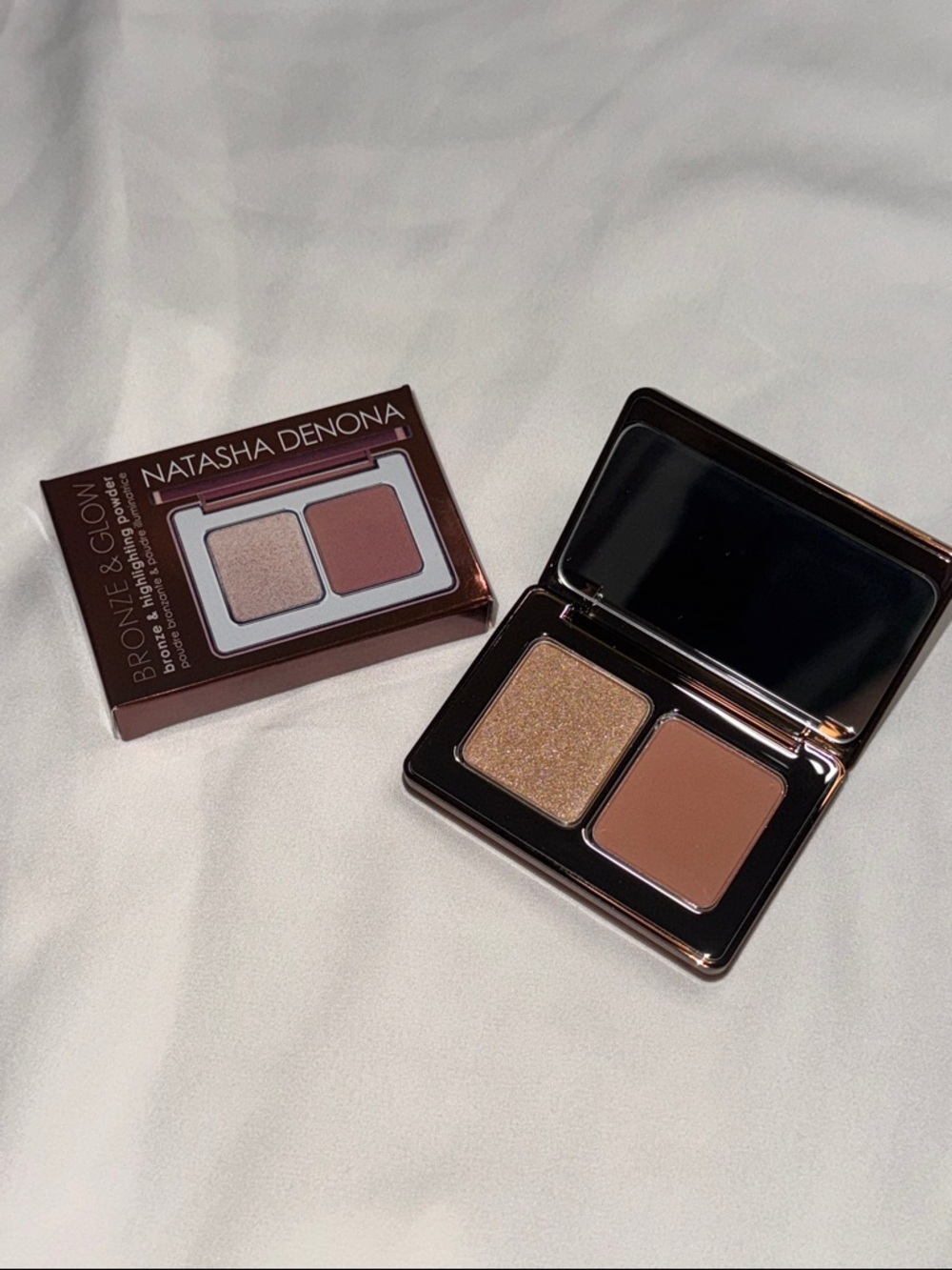 BNIB Sephora Natasha Denona Bronze & Glow Duo — Shimmer Gold & Warm Brown